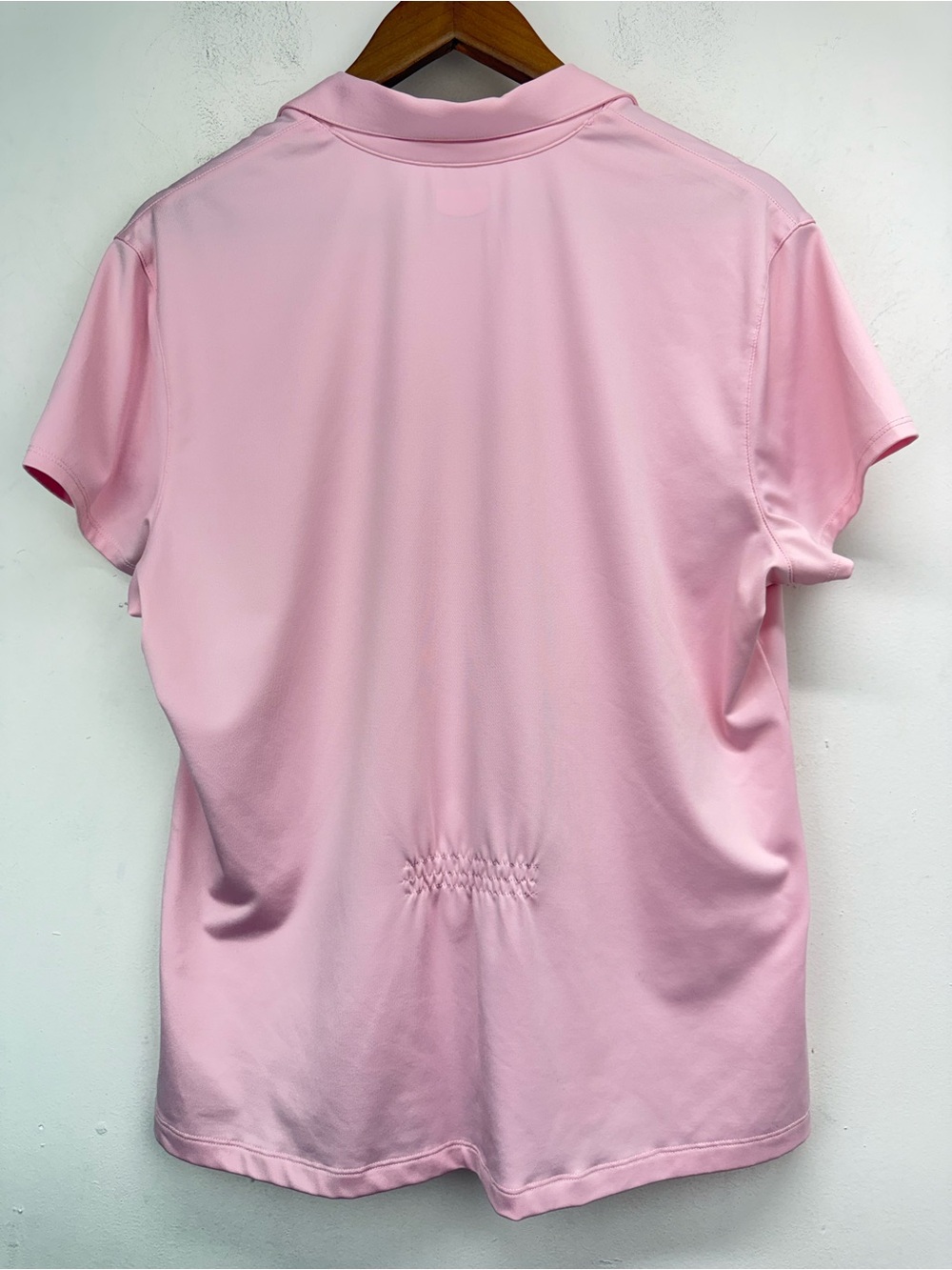 PGA Tour size XL Women’s Pink Short Sleeve V-neck Golf Polo Shirt - Picture 6 of 6